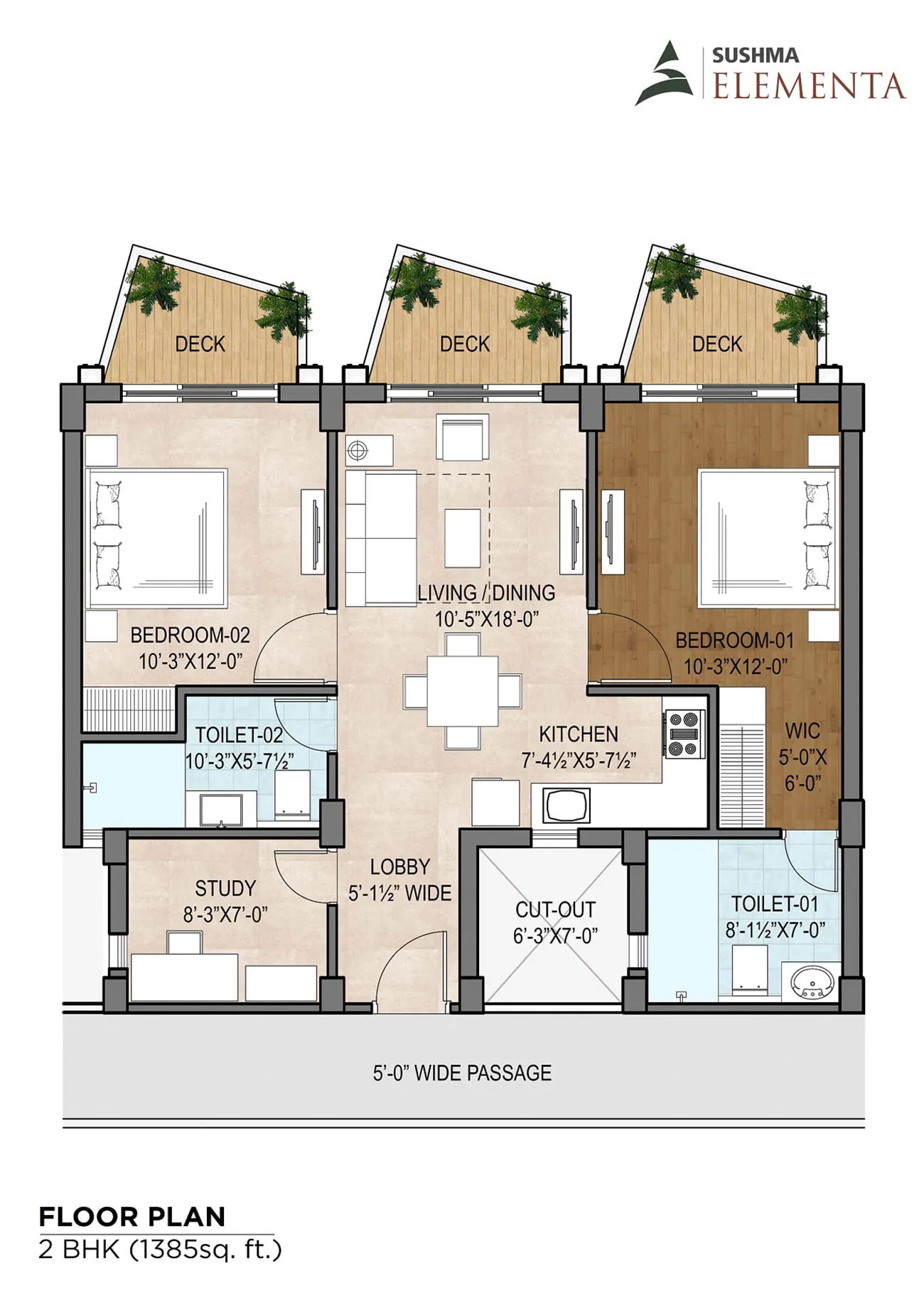 Sushma Elementa floor plan 2