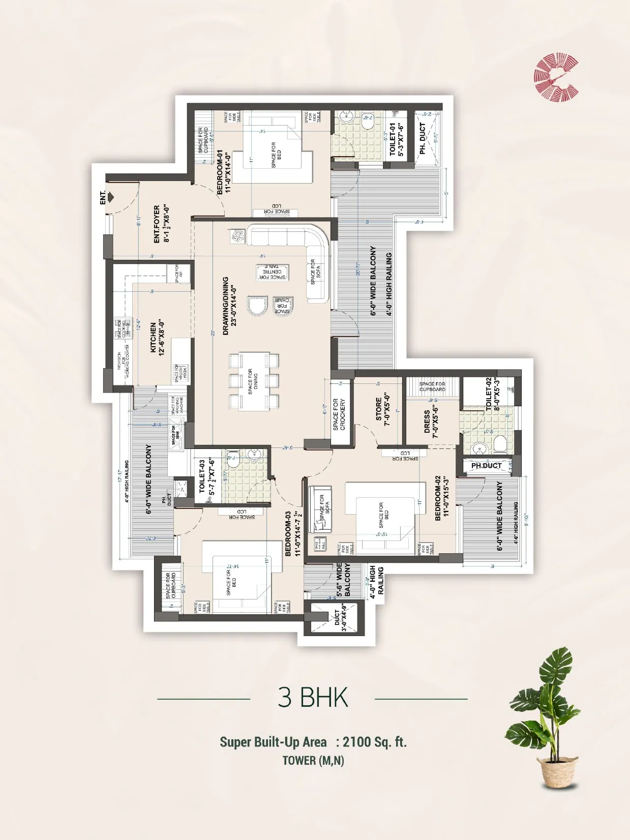 Escon Primera floor plan 2