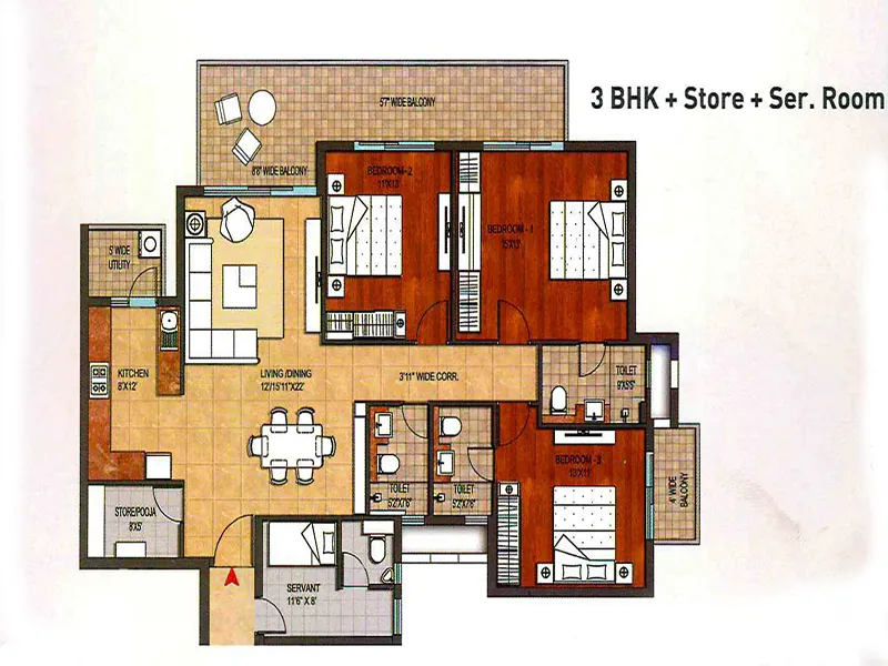 Hero Homes floor plan 1