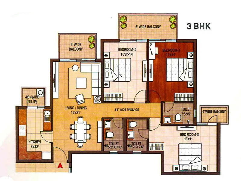 Hero Homes floor plan 4