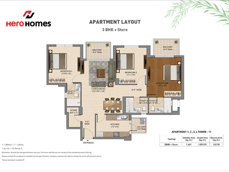 Hero Homes floor plan 5