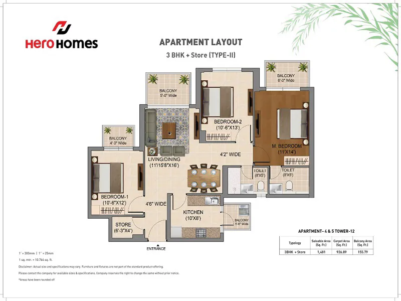 Hero Homes floor plan 6