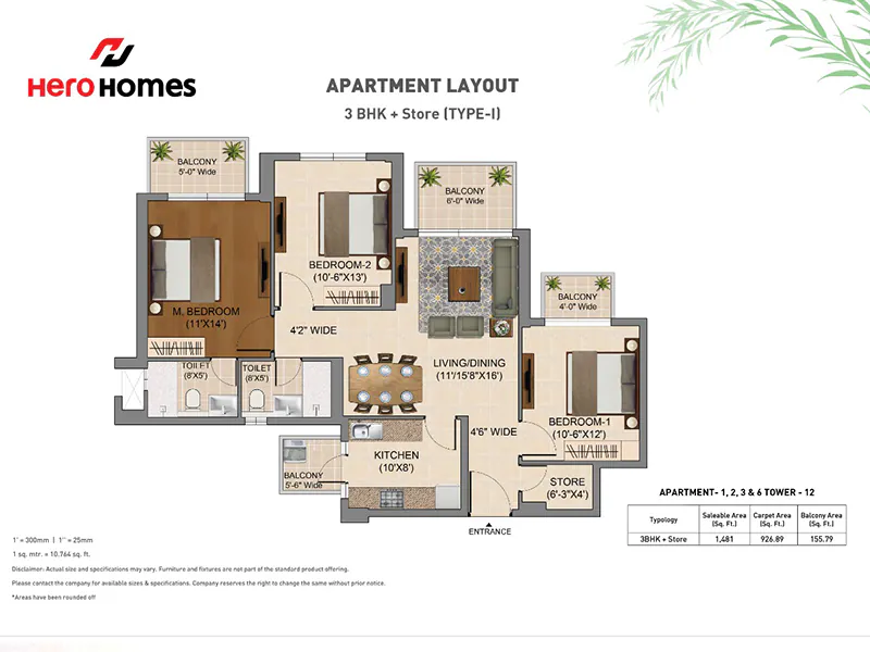 Hero Homes floor plan 7