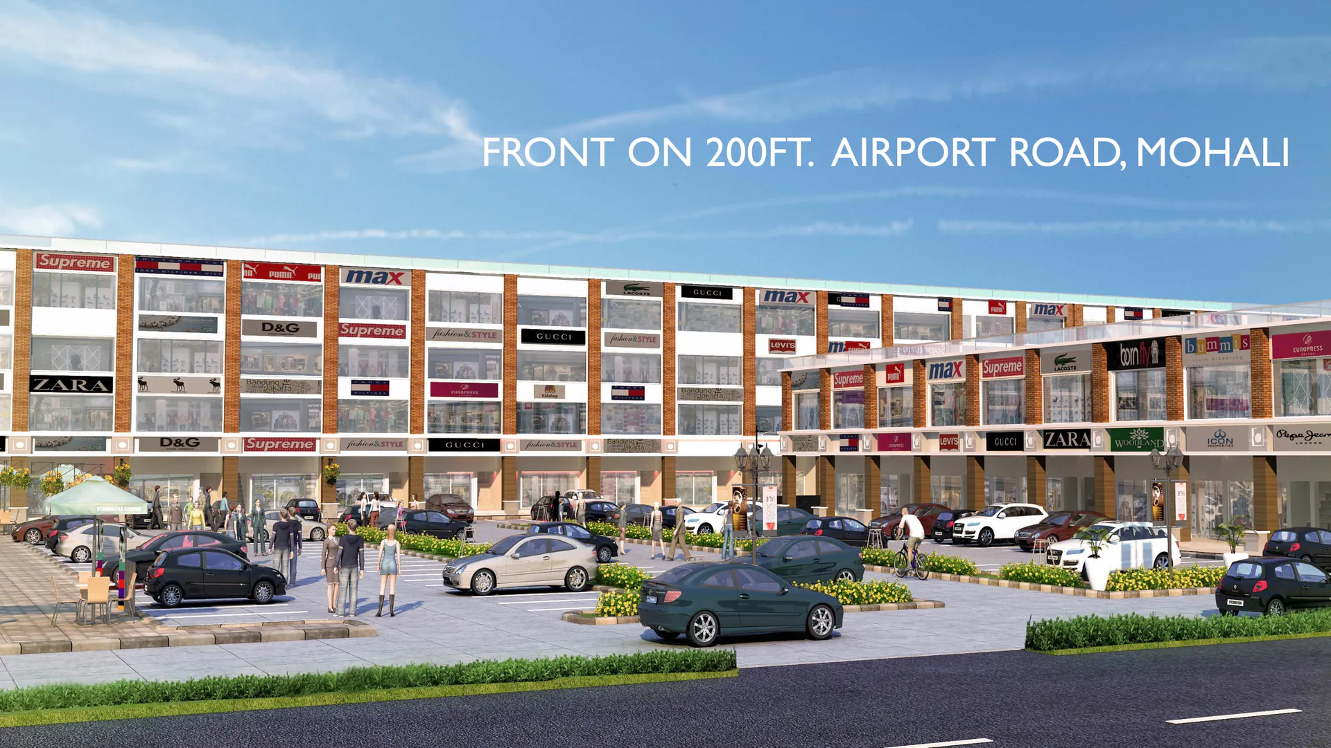 Mohali City Centre, Airport Road, Mohali - project view 3