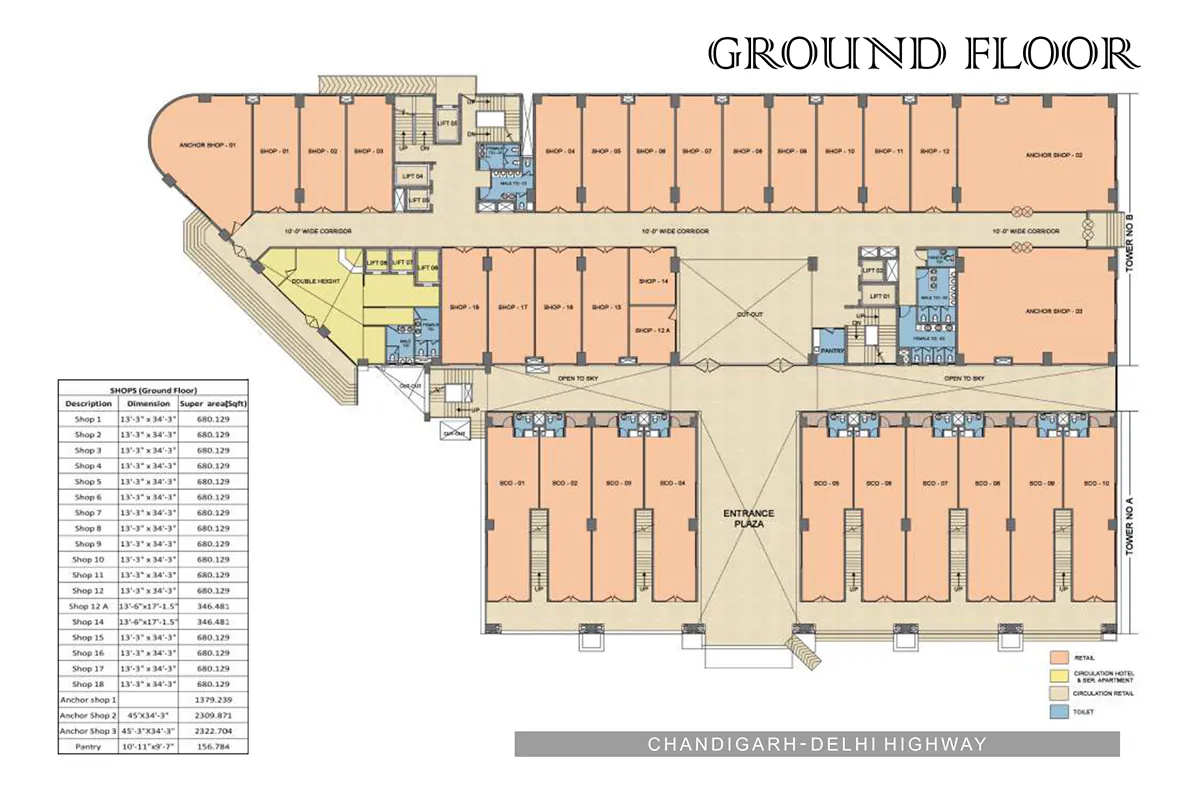 Motia Royal Business Park floor plan 2