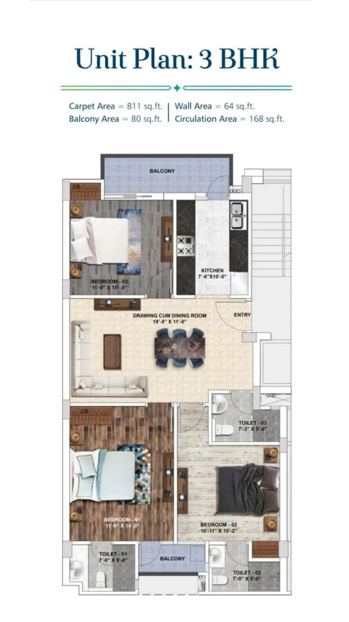 Riverdale Aerovista floor plan 1