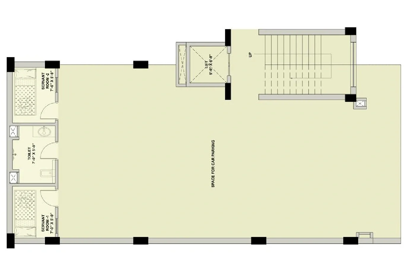 Rustica Homes floor plan 1