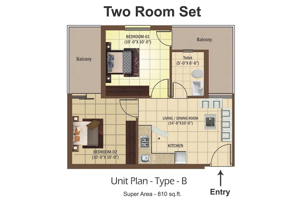 The Hermitage Park floor plan 1
