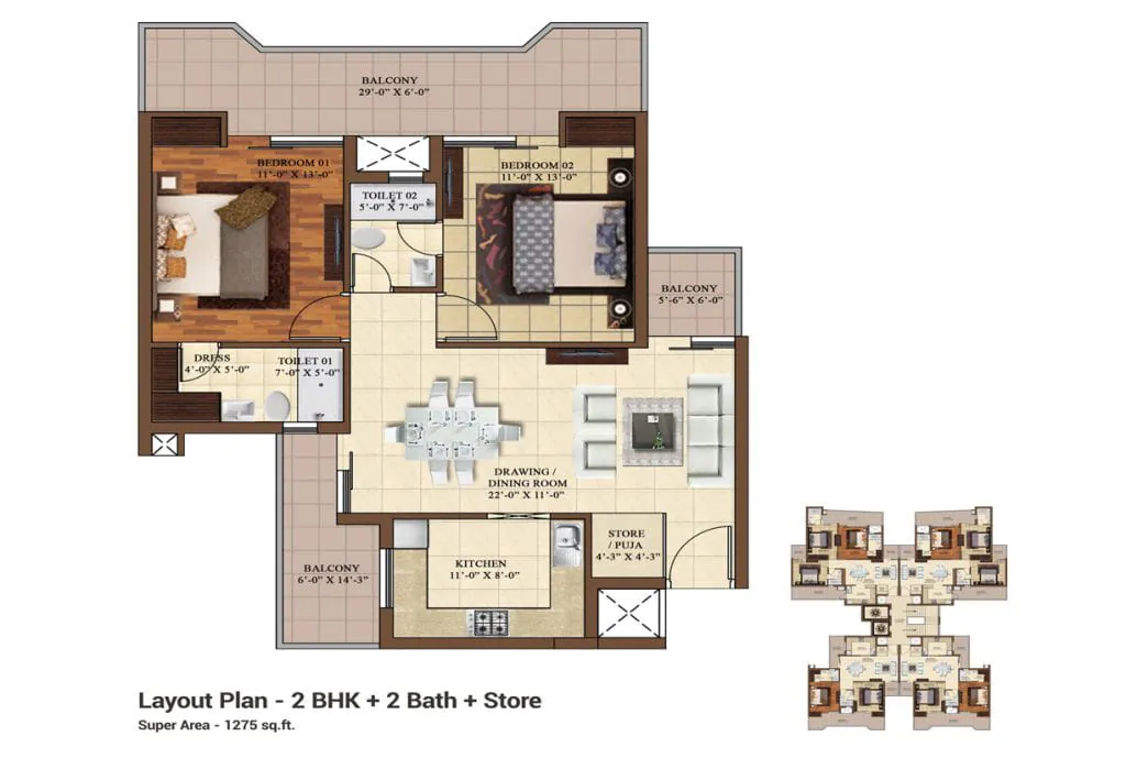 The Hermitage Park floor plan 2