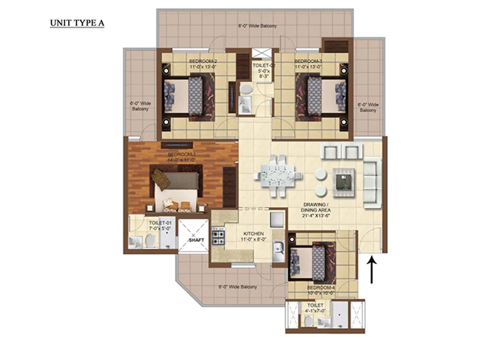 The Hermitage Park floor plan 4