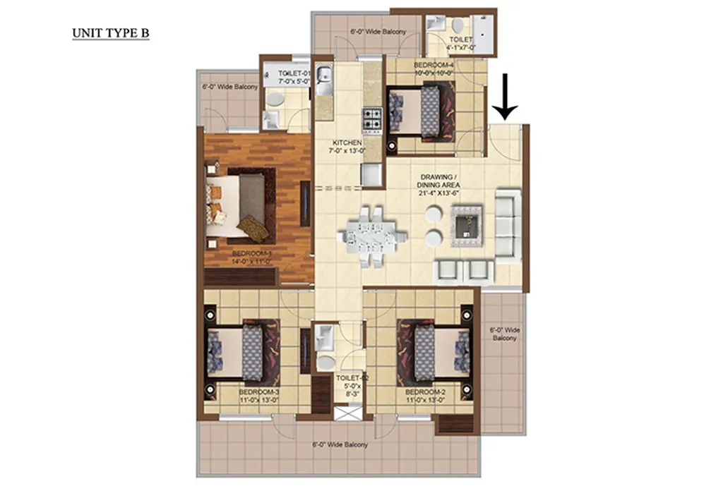 The Hermitage Park floor plan 6