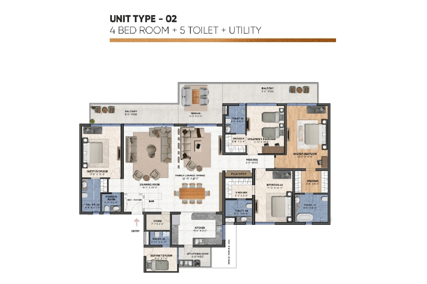 The Medallion Aurum floor plan 1